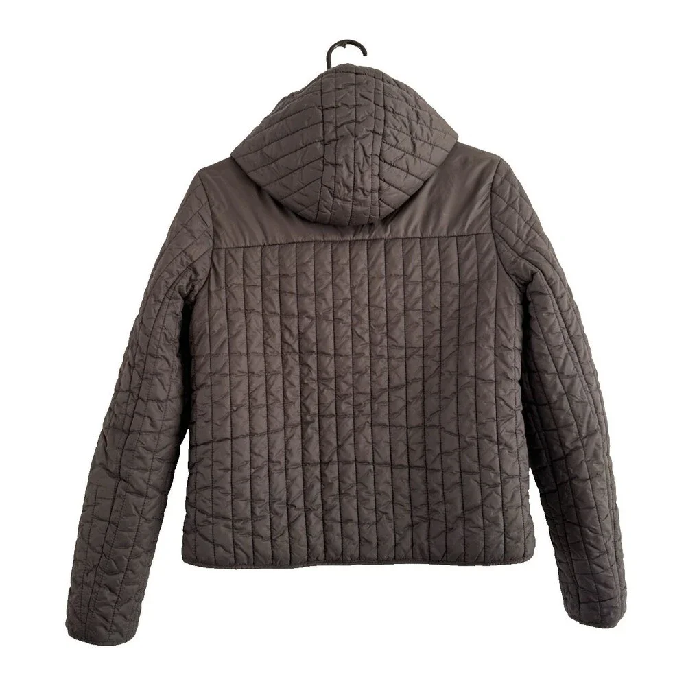 BDG Urban Outfitters Light Quilted Jacket Women Size S Pockets Hooded Packable